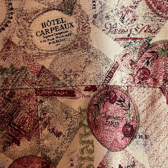 Christopher & Banks Paris Theme Jean Style Jacket Cotton. Size S. - Picture 7 of 9